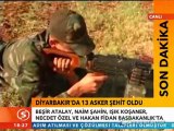 Silvan'da büyük çatışma: 13 asker şehit 7 yaralı