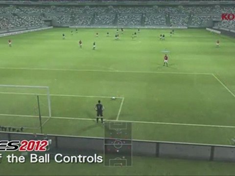 PES 2012 Gameplay Video 06 - Off the Ball Controls JeuxCapt.com