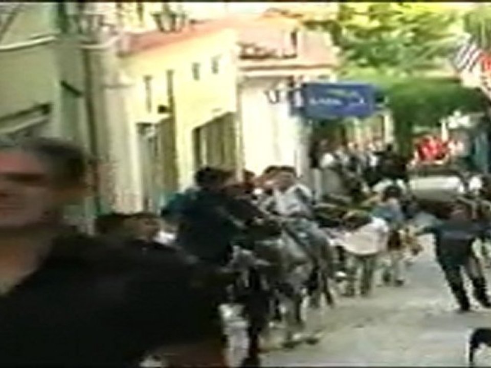 Αγιάσος Λέσβου 20 Ιουλίου 2010  πανηγύρι του Προφήτη Ηλία, περιφορά του Μόσχου