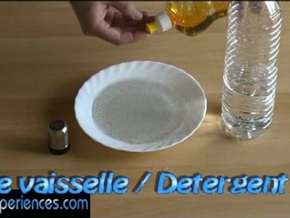 Du poivre dans l'eau