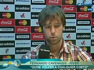 Fernando Cavenaghi en Estudio Futbol
