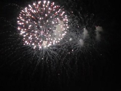 Feux d'artifice du 14 Juillet 2011 à Honfleur