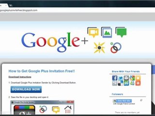 Get Free Google + Invitation