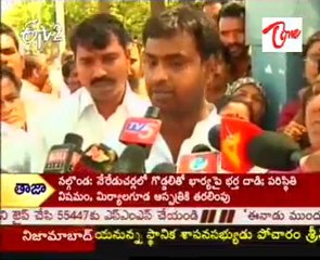 Writers,Politetions foot walk for Destroyed Statues atTankbund -  their Openions