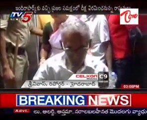B.V  Raghavulu Ends His Hunger Strike