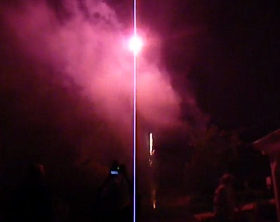 14 juillet - feu d'artifice maison