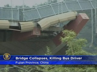 One Dead and 22 Injured After Bridge Collapses in Southeast China