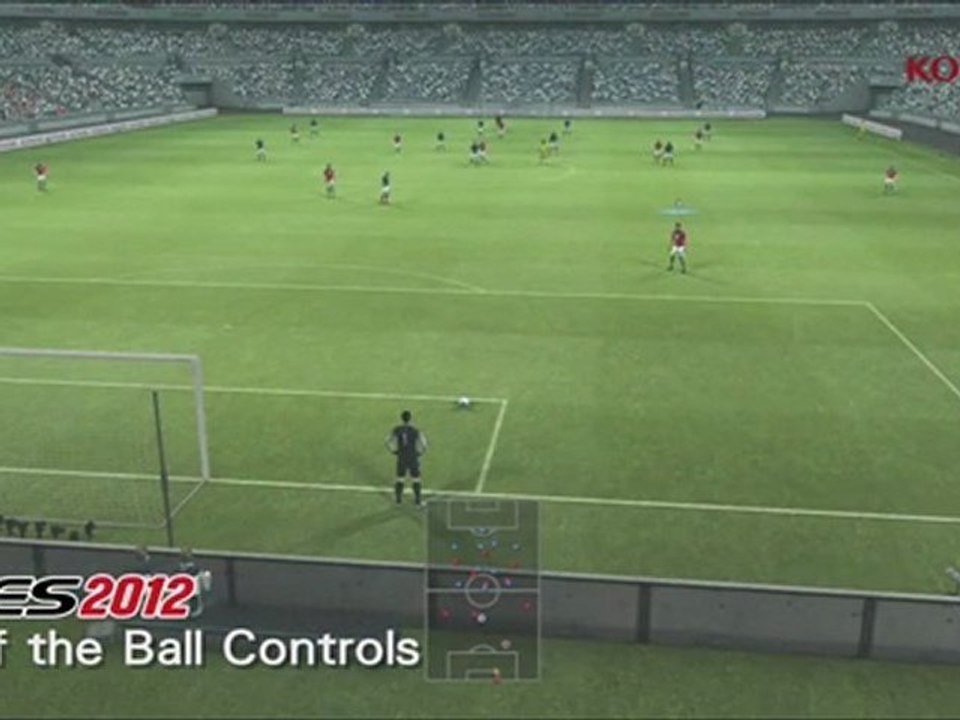 PES 2012 - Gameplay 6 - Off the ball controls