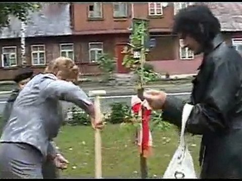 Posadzenie Dębu Pamięci w SP Nr 1 Ostrów Mazowiecka 2011