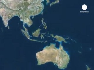 Endonezya'da volkan patladı