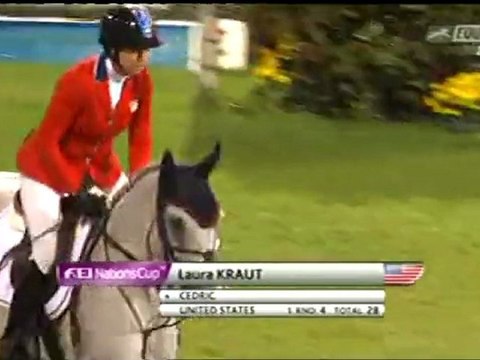 Aachen 2011 CHIO 14.07.2011 19:30 FEI Nations Cup Laura Kraut (USA) & Cedric - KWPN