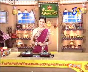 Abhiruchi - Recipes - Alasandalu palak curry,Ginger Alovera Soup,Sweet Rolls - 03