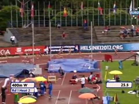 400m Women Round 1 Heat 2 European Athletics U23 Championships Ostrava 2011 MIR-LA.com