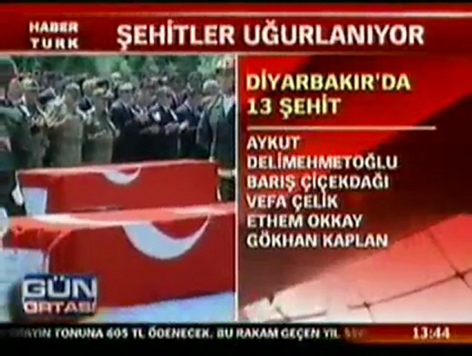 13 şehit memleketlerine uğurlandı