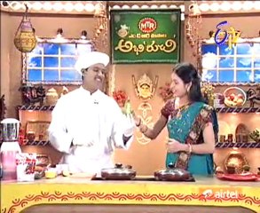 Abhiruchi - Recipes - Kobbari Vankaya,Tomato chupe,Arati dhuta Curd Chutney - part 2