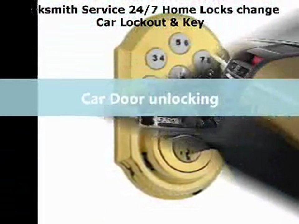 Locksmith Service 24/7 Home Locks change Car Lockout & Key