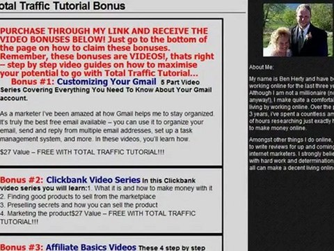 Total Traffic Tutorial Review - Total Traffic Tutorial Bonus