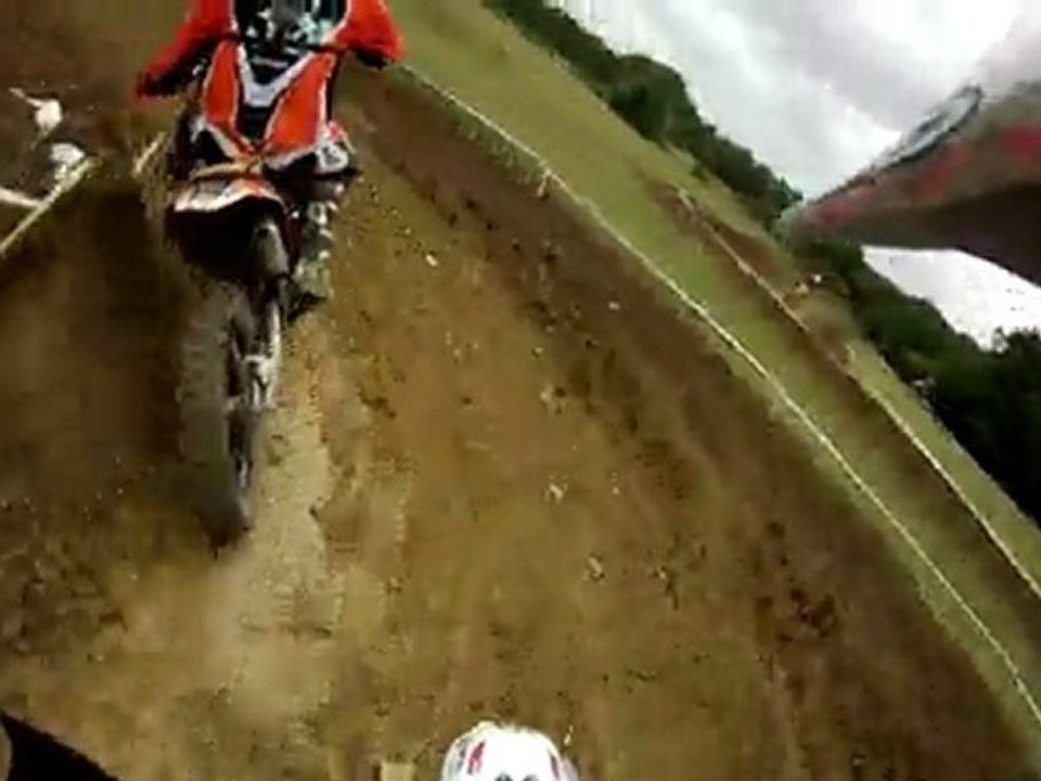 Essais chronos MX2 Blenod les Pont-à-Mousson Moto cross 14/07/2011 Caméra embarquée
