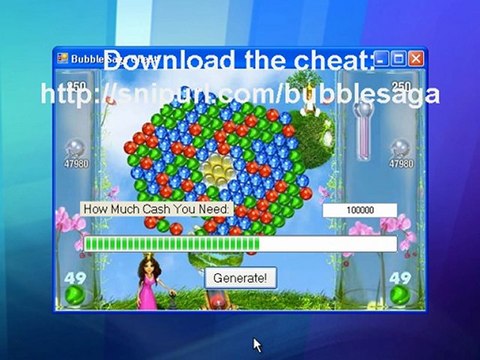 Bubble Saga Cheat For Coins and Energy