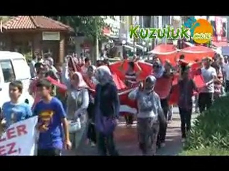 Kuzuluk ve Akyazı Teröre Lanet Okudu