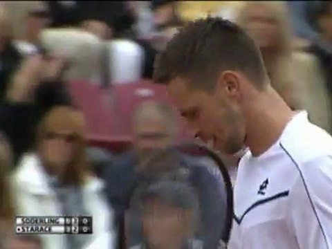 Starace sconfitto da Soderling - Bastad, quarti