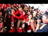 What happens if you wear MU jersey at Liverpool Asia Tour 2011 @ Malaysia - 14 July 2011