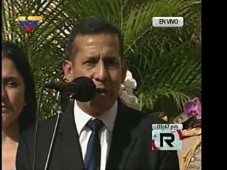 Llega Ollanta Humala a Venezuela
