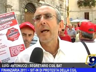 Finanziaria 2011 | Sit-in di protesta della CGIL