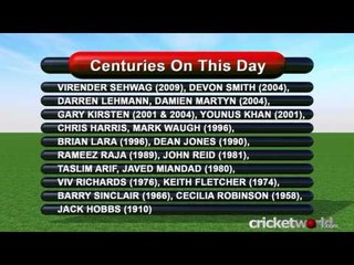 Cricket Video News - On This Day - 11th March - Lara, Kumble, Harbhajan  - Cricket World TV