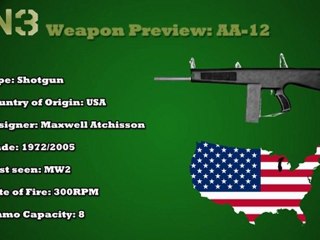 Modern Warfare 3 - Gun Information - AA-12 | Episode 5