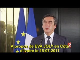 FILLON ne supporte plus SARKOZY ( EVA JOLY )