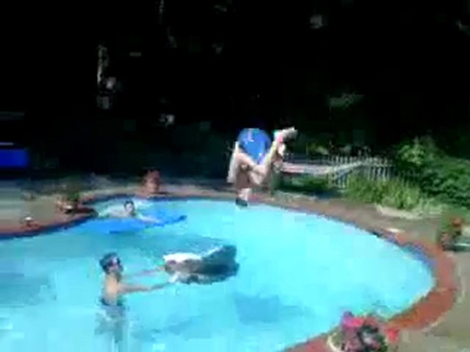 Perfekte Salto In Rubber Band