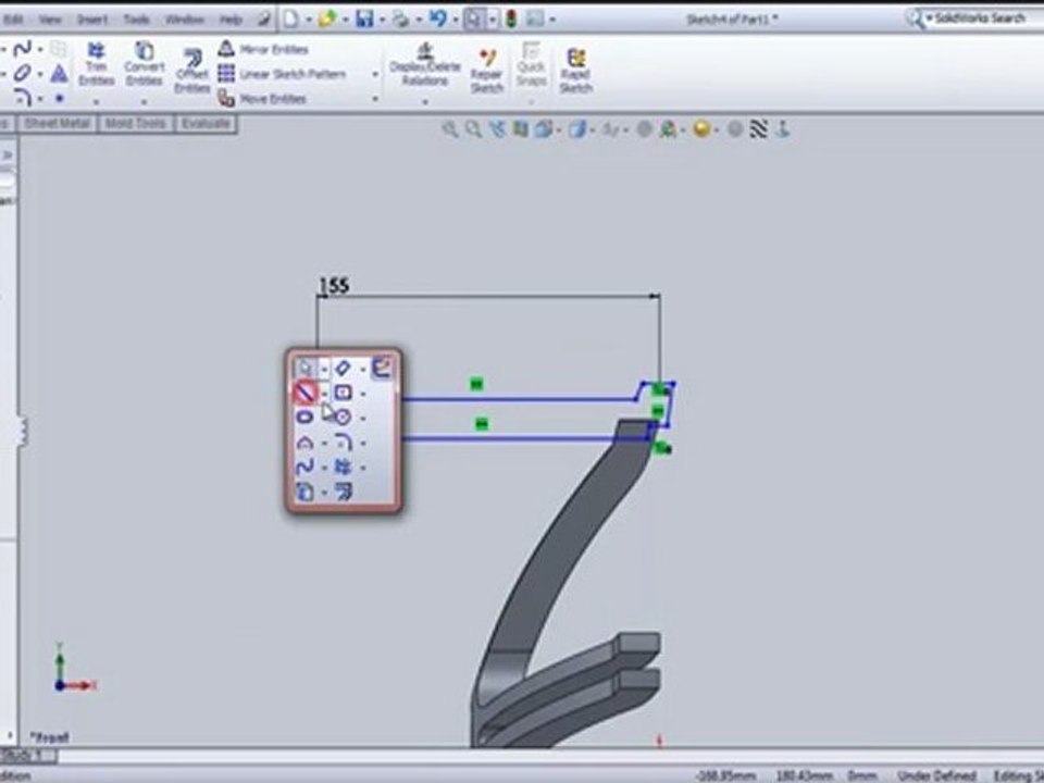 solidworks jant çizimi