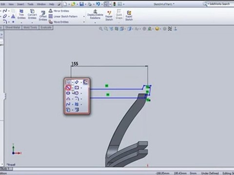 solidworks jant çizimi