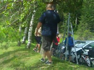 Τετ ατ τετ Βαλβέρδε με Ισπανούς ποδηλάτες