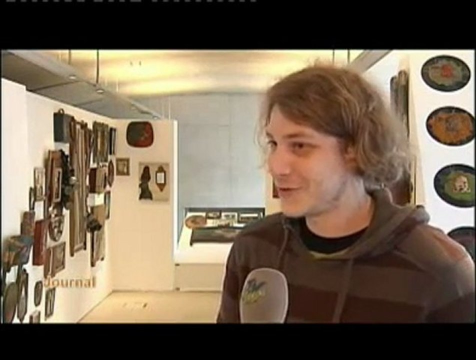 2009, du 13 mars au 5 avril - un monde qui n'existe pas, carte blanche à Hugues.B - à L'orangerie (espace d'art contemporain) à Bastogne-TVLUX - JT du 17 03 2009