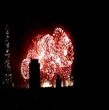 Jeudi 14 Juillet 2011 feu d'artifice Tour Eiffel & Champ de Mars