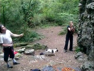 Grimpe au Saut Roland avec Kristel,Laurent,Ision