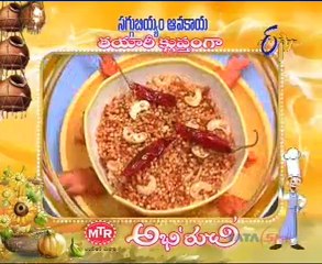 Download Video: Abhiruchi - Recipes - Kobbari Sambar,Palak Soup,Paneer Bajjilu,Saggubiyyam Avakaya - 25 Feb11 - 04