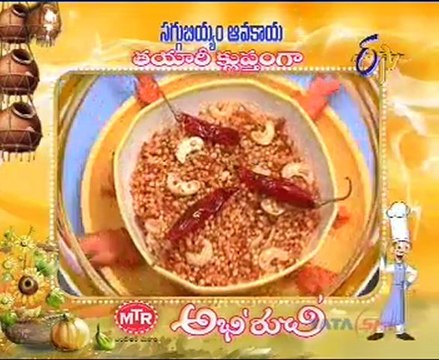 Abhiruchi - Recipes - Kobbari Sambar,Palak Soup,Paneer Bajjilu,Saggubiyyam Avakaya - 25 Feb11 - 04