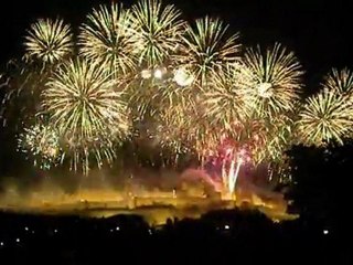 feu d'artifice à Carcassonne