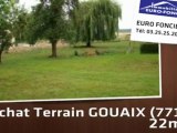 Vente - terrain - GOUAIX (77114)  - 22m² - 65 000€