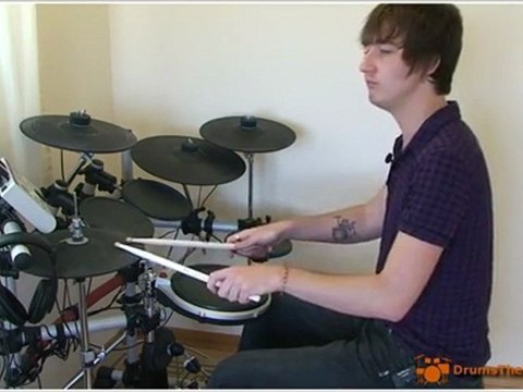 Closer To The Edge (30 Seconds To Mars) Verse Drum Beats - Free Drum Lesson