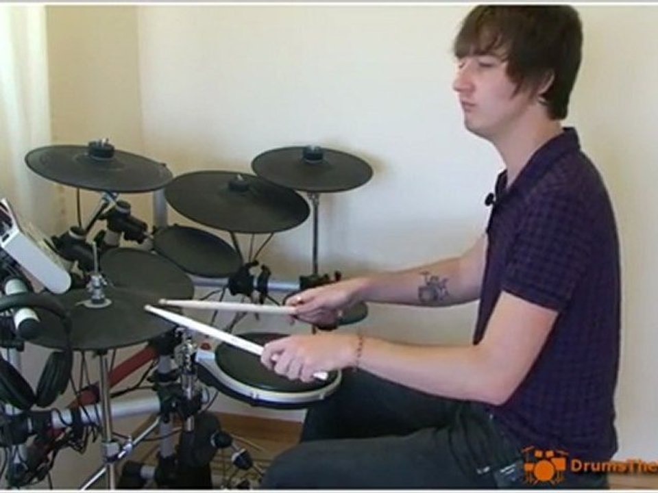 "Closer To The Edge" (30 Seconds To Mars) Verse Drum Beats - Free Drum Lesson