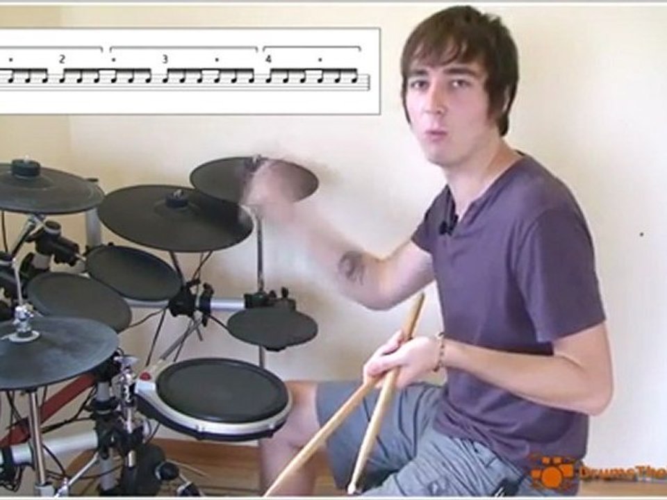 Fun & Fast Linear Drum Lick Or Drum Fill  - Free Drum Lesson
