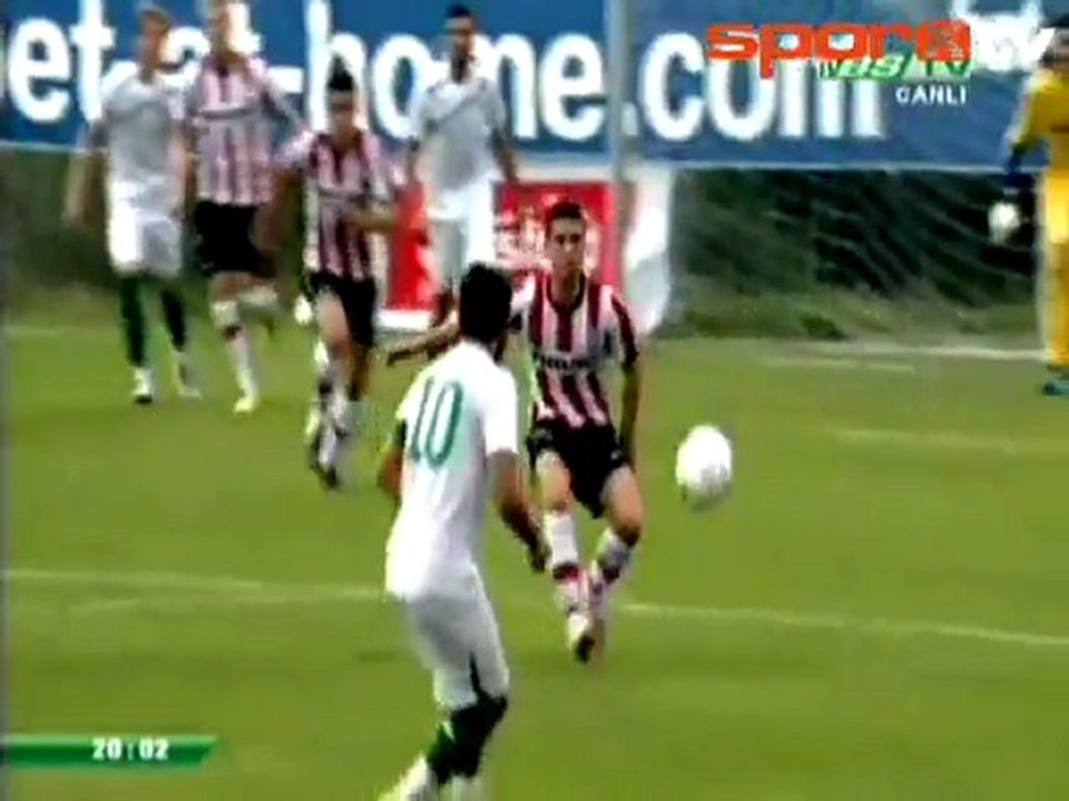 Sporx TV - Bursaspor umut verdi- Bursaspor 1-1 PSV Eindhoven video - Gol_ Hazırlık maçı_ PSV Eindhoven