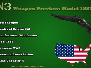 Modern Warfare 3 - Gun Information - Model 1887 | Episode 10