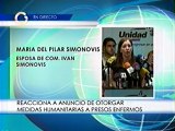 Esposa de Simonovis reaccionó ante el exhorto de Chávez de dar medidas humanitarias a presos políticos