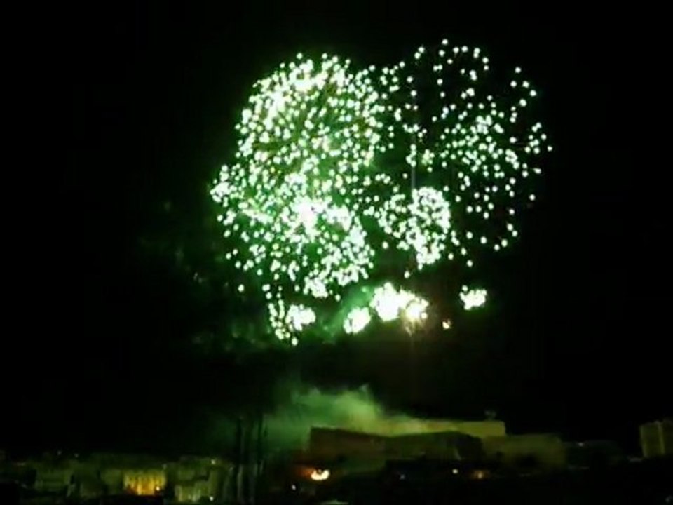 Feu  d'artifice de Marseille 14 juillet 2011