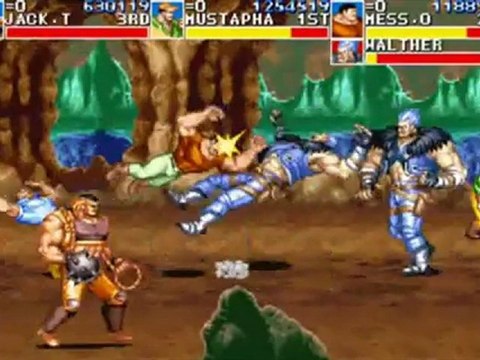 Cadillacs Dinosaurs Arcade - 3 players Playthrough 6-6